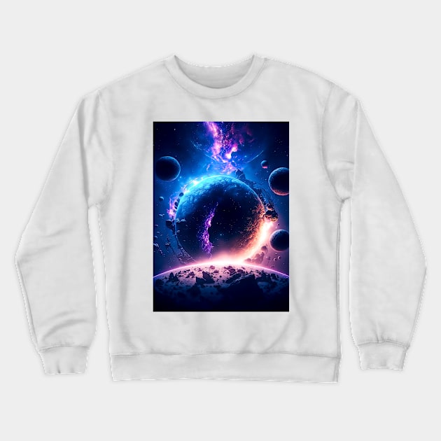 Celestial Wonders Crewneck Sweatshirt by James Garcia